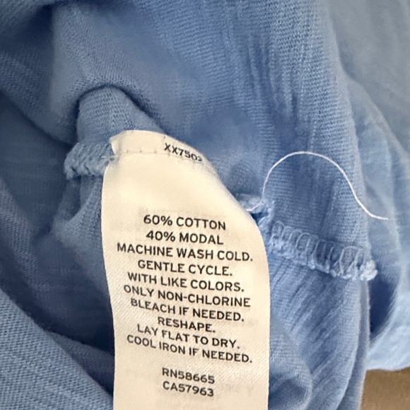 Caslon Blue Flutter Sleeve Tee - Picture 4 of 5